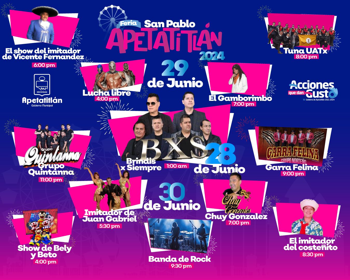 Todo listo para el inicio de la Feria de Apetatitlán 2024
